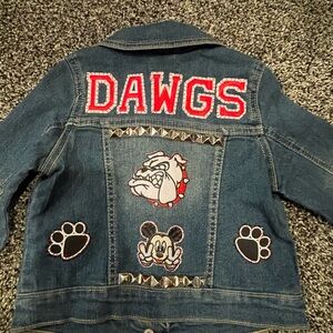 Georgia Dawg custom jean jacket